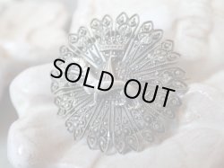 画像2: 【アンヌ・ド・ブルターニュ紋章】【エルミーヌ（オコジョ）】【透かし細工のブローチ】フランス・アンティーク品