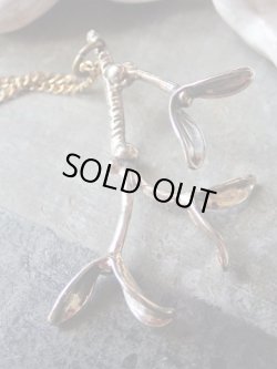 画像7: 【シルバー800製ミニチュアオブジェ】【ヤドリギSサイズ2】イタリア・ヴィンテージ品