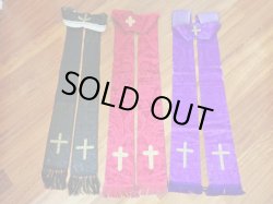 画像7: 【聖職者用祭服関連品】【ミサで実際に使用されていたストラ・黒】ドイツ・アンティーク＆ヴィンテージ聖品