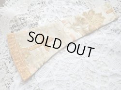 画像2: 【聖職者祭服関連品】【司祭が実際に使用していたマニプル・白と金糸・花柄】ドイツ・アンティーク＆ヴィンテージ聖品