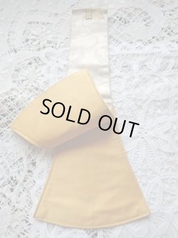 画像4: 【聖職者祭服関連品】【司祭が実際に使用していたマニプル・白と金糸・葡萄柄2】ドイツ・アンティーク＆ヴィンテージ聖品