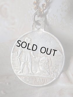 画像2: 【シルバー製】【聖パウロの殉教斬首場面】【3つの泉の修道院】フランス・アンティーク＆ヴィンテージメダイ