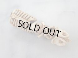 画像2: 母子骸骨彫刻【全生全帰】鹿角製 髑髏作家服部・髑髏根付・提げ物・彫刻・その他髑髏作品