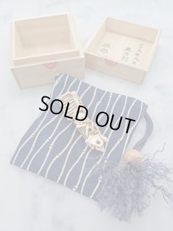 画像12: 母子骸骨彫刻【全生全帰】鹿角製 髑髏作家服部・髑髏根付・提げ物・彫刻・その他髑髏作品