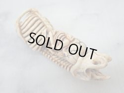 画像5: 母子骸骨彫刻【全生全帰】鹿角製 髑髏作家服部・髑髏根付・提げ物・彫刻・その他髑髏作品