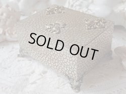 画像5: 【フランス王フランソワ1世紋章王冠とサラマンダー】【亀甲柄ジュエリーボックス】フランス・アンティーク＆ヴィンテージ品