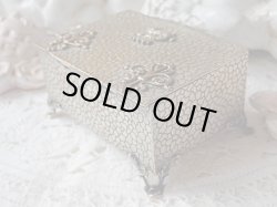 画像7: 【フランス王フランソワ1世紋章王冠とサラマンダー】【亀甲柄ジュエリーボックス】フランス・アンティーク＆ヴィンテージ品