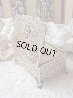 画像14: 【フランス王フランソワ1世紋章王冠とサラマンダー】【亀甲柄ジュエリーボックス】フランス・アンティーク＆ヴィンテージ品