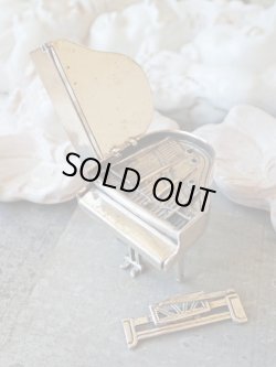 画像7: 【シルバー800製ミニチュア】【楽器シリーズ】【グランドピアノ】イタリア・ヴィンテージ品