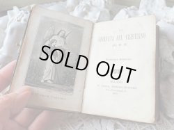 画像16: 【黒革と象牙風セルロイド装丁】【ラファエロ小椅子の聖母】【1880年】イタリア・アンティーク＆ヴィンテージ聖品