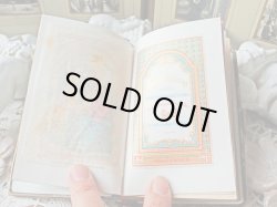 画像12:  【象牙風セルロイド透かしクロスとターコイズブルーベルベット装丁】【1878年】ドイツ・アンティーク＆ヴィンテージ聖品