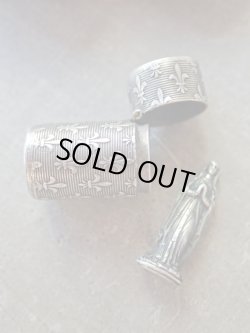 画像9: 【最小サイズ】【フルールドリス文様聖像入りケース】【ルルドの聖母】フランス・アンティーク＆ヴィンテージ聖品