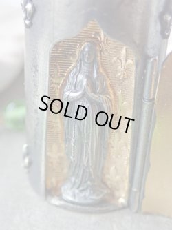 画像12: 【隠し扉聖像付ロザリオケース】【ノートルダム頭文字蓋フルールドリス文様】【ロザリオとセット】フランス・アンティーク＆ヴィンテージ聖品