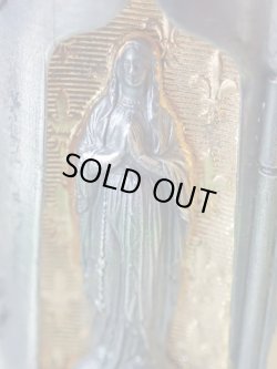 画像13: 【隠し扉聖像付ロザリオケース】【ノートルダム頭文字蓋フルールドリス文様】【ロザリオとセット】フランス・アンティーク＆ヴィンテージ聖品