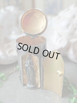 画像11: 【隠し扉聖像付ロザリオケース】【ノートルダム頭文字蓋フルールドリス文様】【ロザリオとセット】フランス・アンティーク＆ヴィンテージ聖品