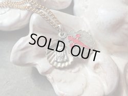 画像9: 【使徒大ヤコブ】【サンティアゴ・デ・コンポステーラ巡礼記念ホタテ貝型スライドメダイ】【聖ジェームズ十字赤エナメル】【シルバー製】スペイン・アンティーク＆ヴィンテージメダイ