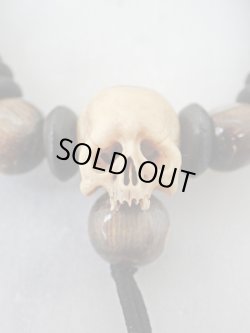 画像6: 髑髏数珠【六道輪廻】鹿角製 髑髏作家服部・髑髏根付・提げ物・彫刻・その他髑髏作品