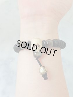 画像10: 髑髏数珠【六道輪廻】鹿角製 髑髏作家服部・髑髏根付・提げ物・彫刻・その他髑髏作品