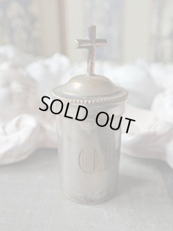 画像5: 【聖職者用聖油入れ十字架蓋OL】フランス・アンティーク＆ヴィンテージ聖品