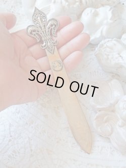 画像9: 【聖ジャンヌダルク】【透かし細工フルールドリスペーパーナイフ】フランス・アンティーク＆ヴィンテージ聖品