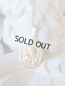 画像6: 【K18イエローゴールドメダイ】【ラファエロ・システィーナの聖母の頬杖天使】【1.0g】フランス・アンティーク＆ヴィンテージメダイ