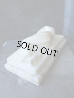 画像6: 【聖セシリア殉教姿聖像】【サンタ・チェチリア・イン・トラステヴェレ聖像】【アラバスター/大理石製】【白黒写真ご絵とセット】イタリア・アンティーク＆ヴィンテージ聖品