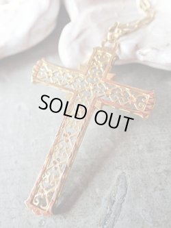 画像2: 【K18イエローゴールド十字架】【18金】【透かし細工】【3.2g】フランス・アンティーク＆ヴィンテージクロス