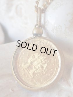 画像5: 【両面ガラスはめ込みジェムメダイ】【サントボームの洞窟のマグダラのマリア】フランス・アンティーク＆ヴィンテージメダイ