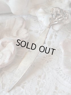 画像4: 【カーネーションとフランソワ1世サラマンダー紋章】【しおり兼ペーパーナイフ】フランス・アンティーク＆ヴィンテージ品