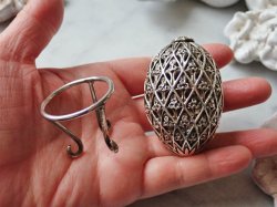 画像14: 【1979年】【教会シリーズTewkesbury Abbey113/500】【SV925×K24GP】【セント・ジェームス・ハウス・カンパニー】イギリス・ヴィンテージイースターエッグ