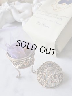 画像17: 【ディーラー私物放出品】【1980年】【水仙透かし細工71/500】【SV925×K24GP】【セント・ジェームス・ハウス・カンパニー】イギリス・ヴィンテージイースターエッグ