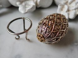 画像8: 【1979年】【教会シリーズTewkesbury Abbey156/500】【SV925×K24GP】【セント・ジェームス・ハウス・カンパニー】イギリス・ヴィンテージイースターエッグ