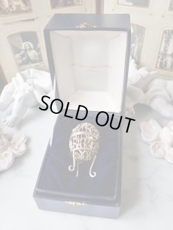 画像19: 【ディーラー私物放出品】【1980年】【水仙透かし細工71/500】【SV925×K24GP】【セント・ジェームス・ハウス・カンパニー】イギリス・ヴィンテージイースターエッグ