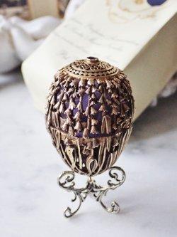 画像18: 【1988年】【スノードロップ透かし細工274/500】【SV925×K24GP】【セント・ジェームス・ハウス・カンパニー】イギリス・ヴィンテージイースターエッグ