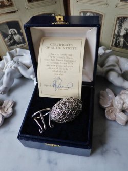 画像17: 【1979年】【教会シリーズTewkesbury Abbey113/500】【SV925×K24GP】【セント・ジェームス・ハウス・カンパニー】イギリス・ヴィンテージイースターエッグ