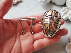 画像16: 【1978年】【透かし枠はめ込み2層構造101/500】【SV925×K24GP】【セント・ジェームス・ハウス・カンパニー】イギリス・ヴィンテージイースターエッグ