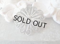 画像2: 【フィリグリーのブローチ】【フランソワ1世サラマンダー紋章】フランス・アンティーク＆ヴィンテージ品