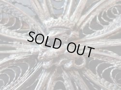 画像6: 【フィリグリーのブローチ】【フランソワ1世サラマンダー紋章】フランス・アンティーク＆ヴィンテージ品