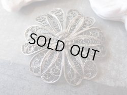 画像4: 【フィリグリーのブローチ】【フランソワ1世サラマンダー紋章】フランス・アンティーク＆ヴィンテージ品