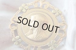 画像3: 【K18イエローゴールドメダイ】【透かし枠に聖母】【1942年】【1.2g】フランス・アンティーク＆ヴィンテージメダイ