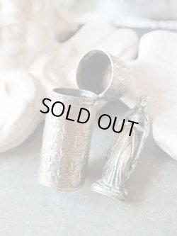 画像7: 【フルールドリス文様聖像入りケース】【ノートルダム頭文字ND】【ルルドの聖母】フランス・アンティーク＆ヴィンテージ聖品