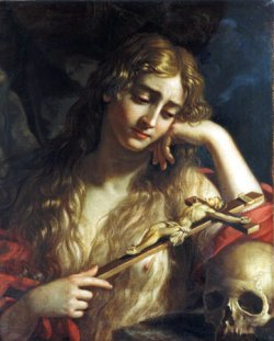 画像18: 【マグダラのマリア】【サントボームの洞窟】【4人の天使に天に運ばれるマグダラのマリア】フランス・アンティーク＆ヴィンテージメダイ