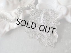 画像6: 【アンヌ・ド・ブルターニュ紋章エルミーヌ】【透かし細工大型ペンダント】フランス・アンティーク＆ヴィンテージ品