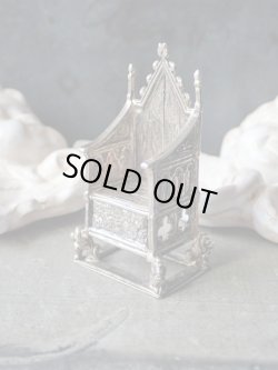 画像13: 【英国アンティークシルバーミニチュア】【英国王戴冠式聖エドワード王の椅子】【【1901年チェスター】イギリス・アンティーク＆ヴィンテージ品