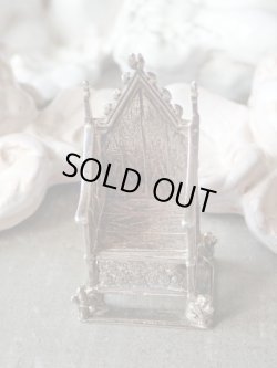 画像6: 【英国アンティークシルバーミニチュア】【英国王戴冠式聖エドワード王の椅子】【【1901年チェスター】イギリス・アンティーク＆ヴィンテージ品