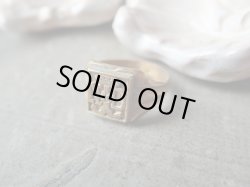 画像3: 【ノートルダム頭文字ND印台リング】フランス・アンティーク＆ヴィンテージ品