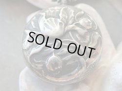 画像10: 【19世紀末から20世紀初頭】【アールヌーヴォー】【猛禽類と芍薬のポルトルイドール】フランス・アンティーク＆ヴィンテージ品