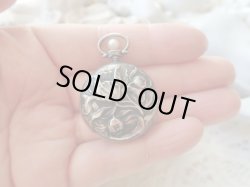 画像19: 【19世紀末から20世紀初頭】【アールヌーヴォー】【猛禽類と芍薬のポルトルイドール】フランス・アンティーク＆ヴィンテージ品