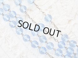 画像10: 【ブルーカットガラス中珠ロザリオ】【総シルバーパーツ】フランス・アンティーク＆ヴィンテージロザリオ