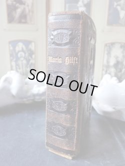 画像5: 【ドイツ革装丁祈祷書】【アヴェマリアAMとIHSモノグラム装飾】【1882年】ドイツ・アンティーク＆ヴィンテージ聖品